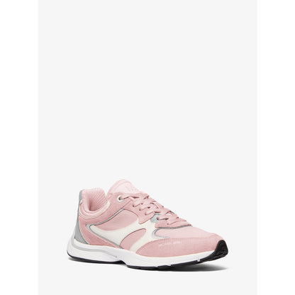 Michael Kors Riley Mixed-Media Trainer