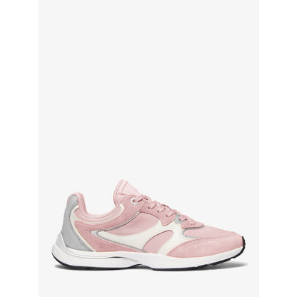 Michael Kors Riley Mixed-Media Trainer