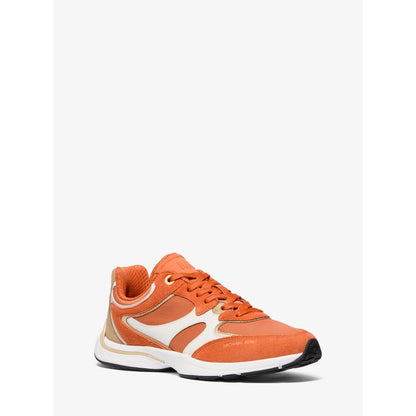 Michael Kors Riley Mixed-Media Trainer