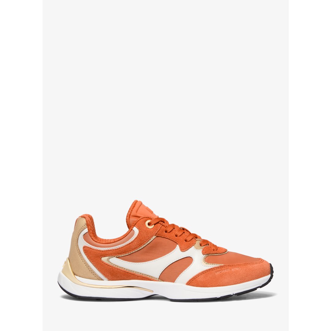 Michael Kors Riley Mixed-Media Trainer