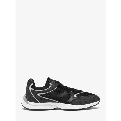 Michael Kors Riley Mixed-Media Trainer