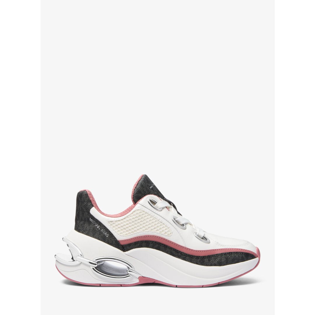 Michael Kors Toni Mixed-Media Trainer