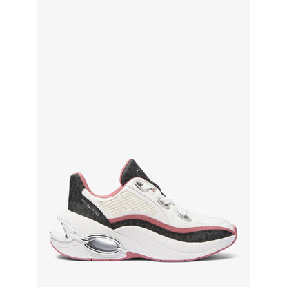 Michael Kors Toni Mixed-Media Trainer