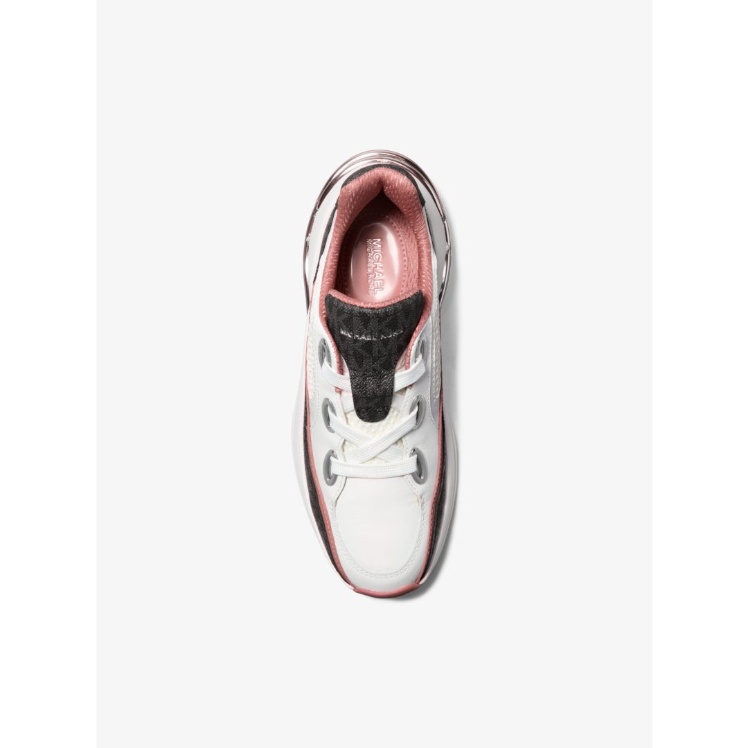 Michael Kors Toni Mixed-Media Trainer