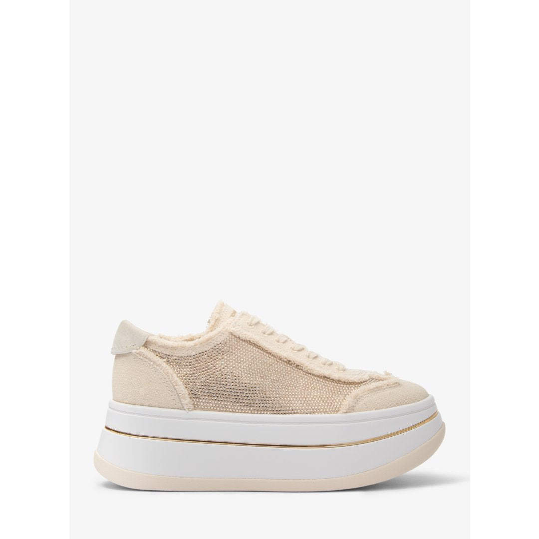 Michael Kors Hayes Embellished Linen Blend Sneaker