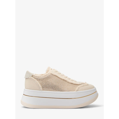 Michael Kors Hayes Embellished Linen Blend Sneaker