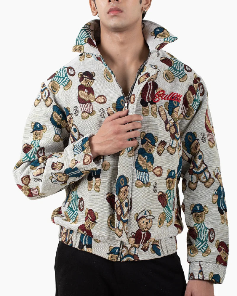 TEDDY JACQUARD JACKET