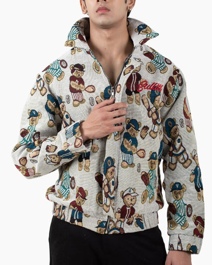 TEDDY JACQUARD JACKET