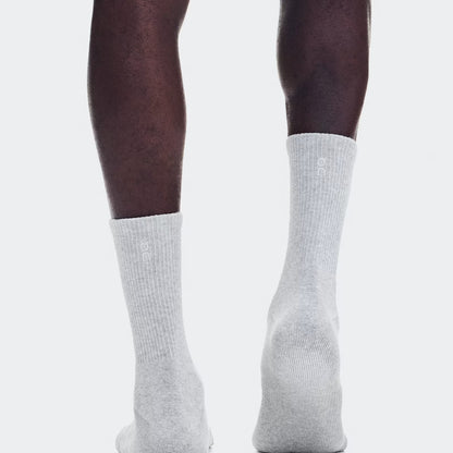 On Club Sock High 2P Heather Gray