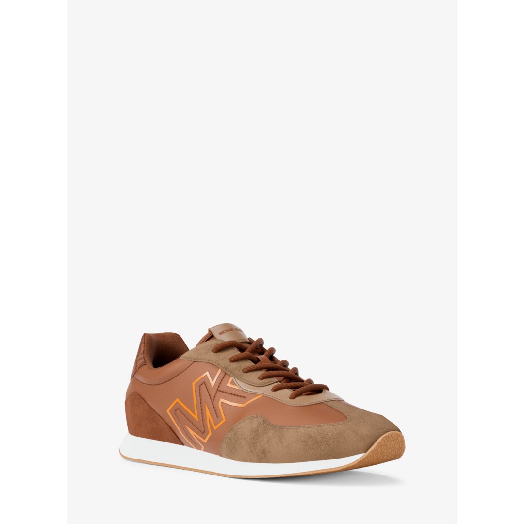Michael Kors Essex Mixed-Media Trainer