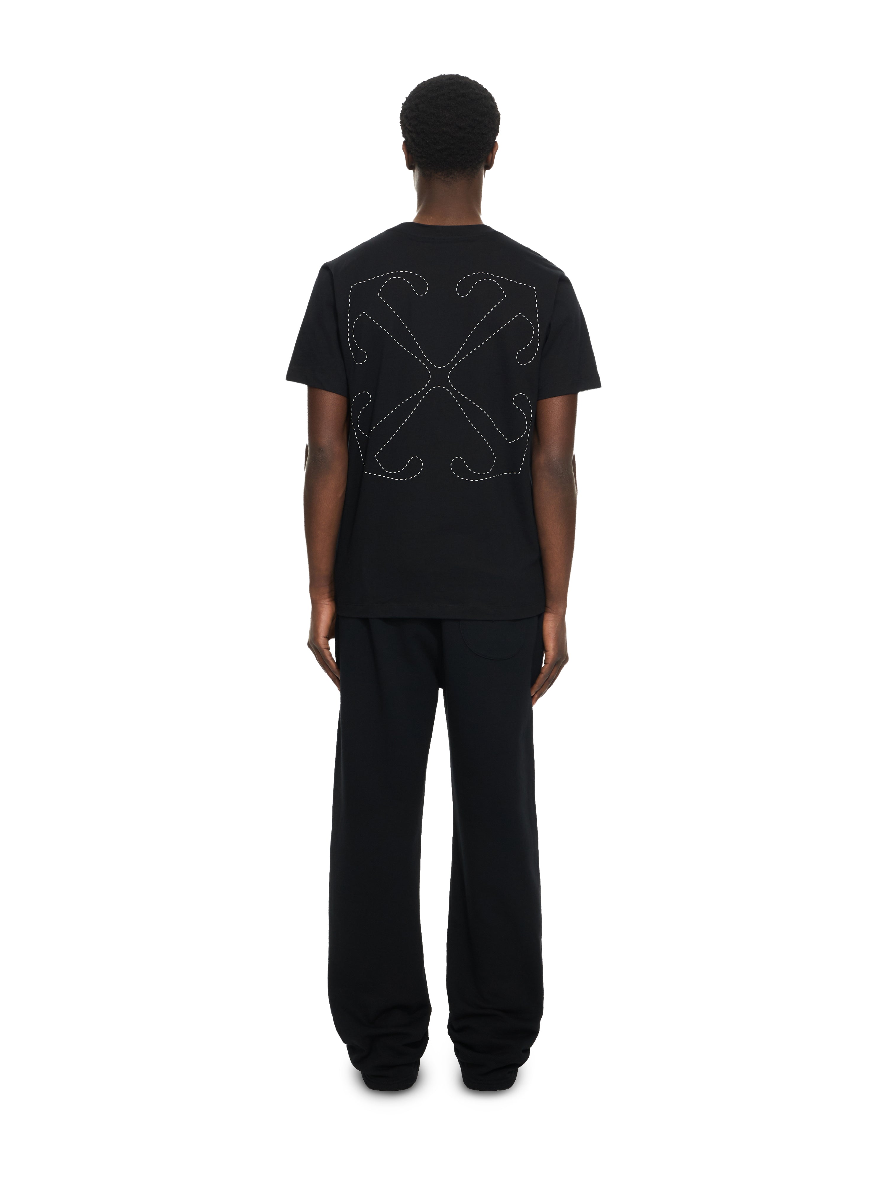 Off-White Stitch Arrangement Slim Tshirt Black