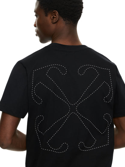 Off-White Stitch Arrangement Slim Tshirt Black