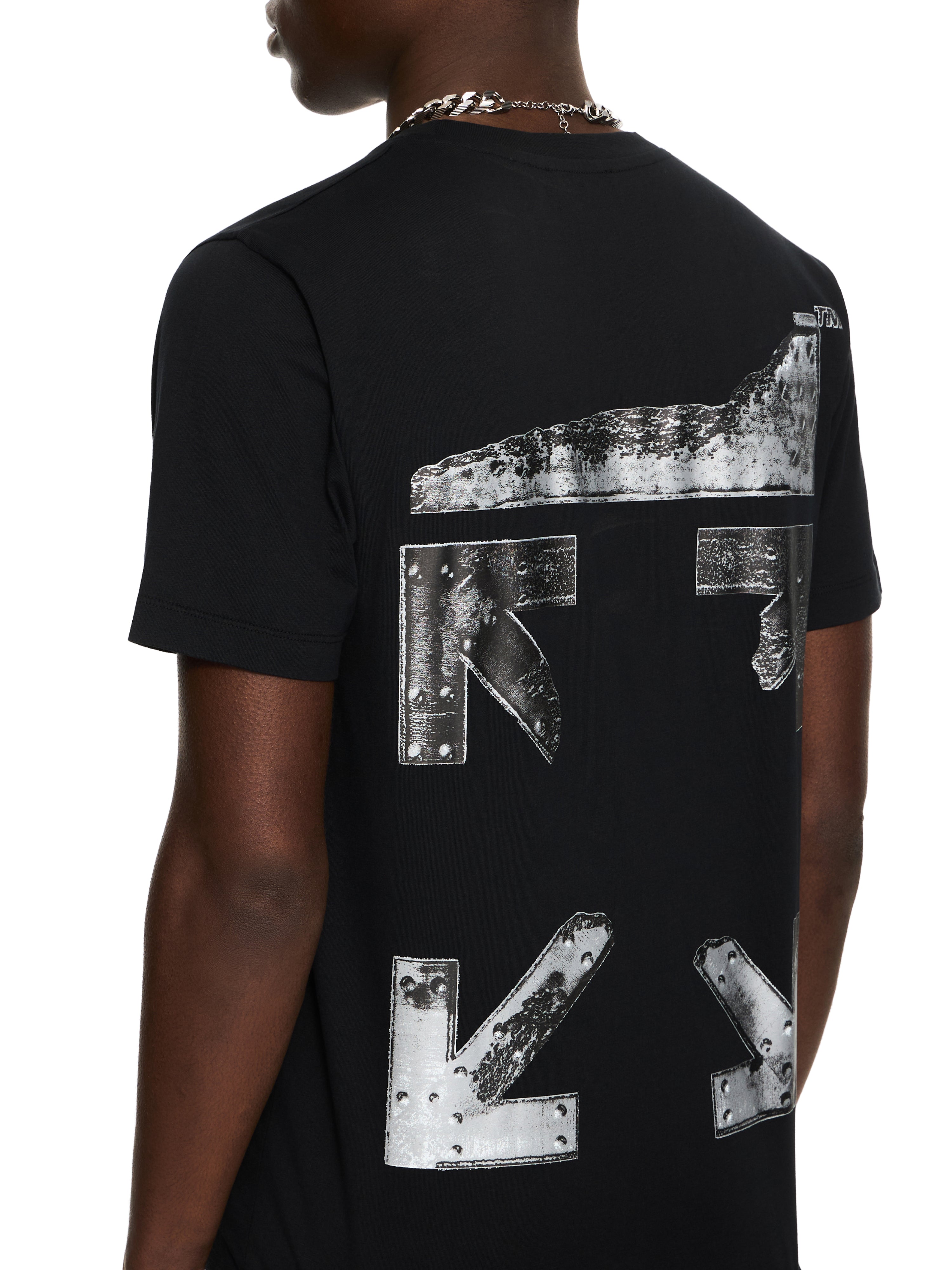 Off-White Metal Arrow Slim Tshirt Black