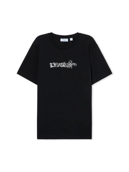 Off-White Heraldic Arrow Slim Tshirt Black Fade