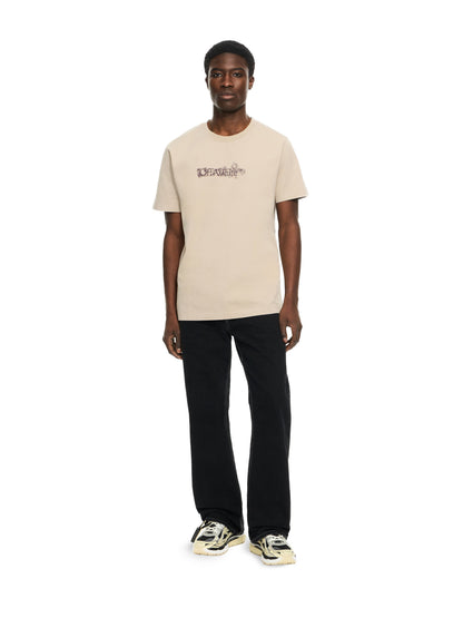 Off-White Heraldic Arrow Slim Tshirt Black Fade