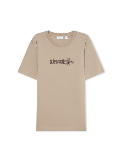 Off-White Heraldic Arrow Slim Tshirt Black Fade