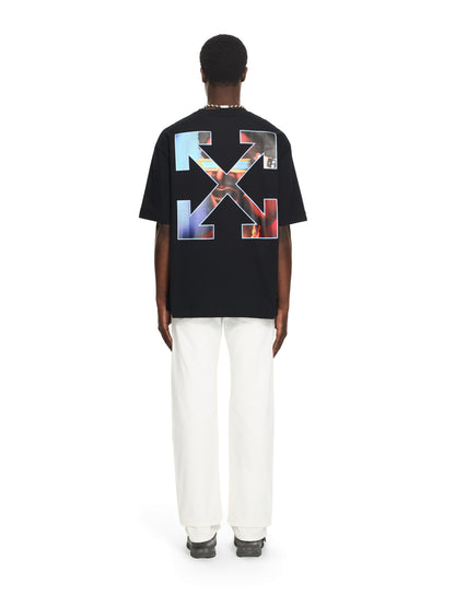 Off-White Barber Arrow Skate Tshirt Black