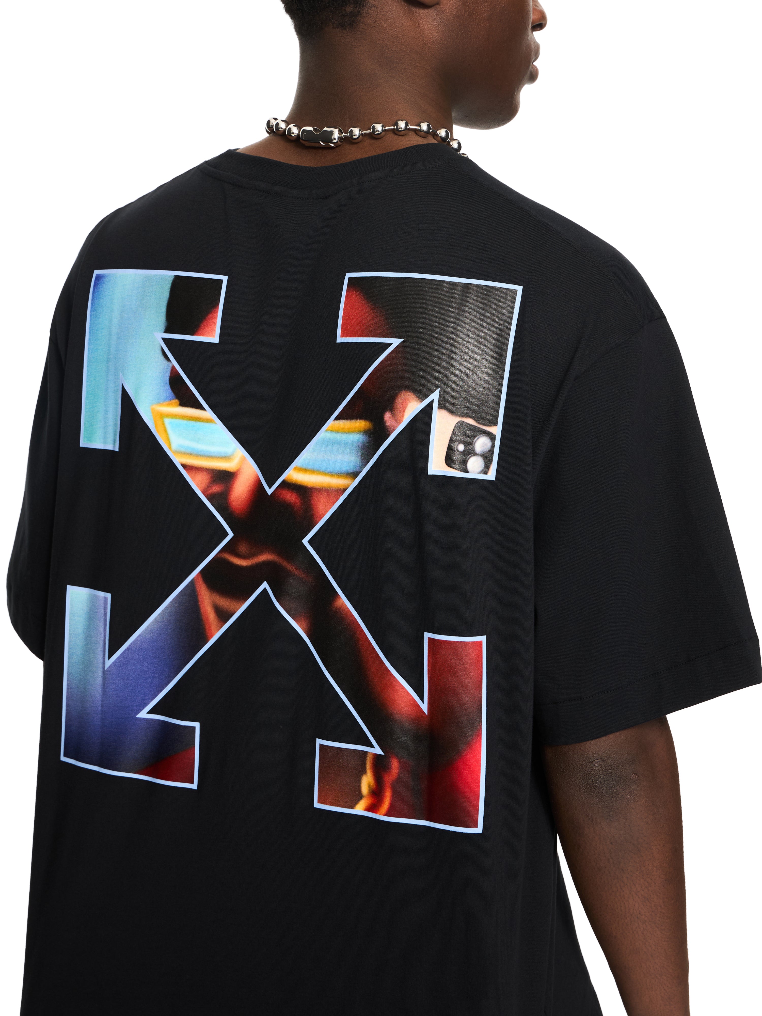 Off-White Barber Arrow Skate Tshirt Black