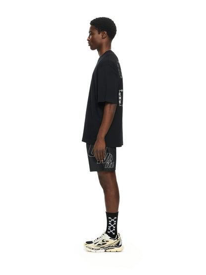 Off-White Chain Arrow Skate Tshirt Black