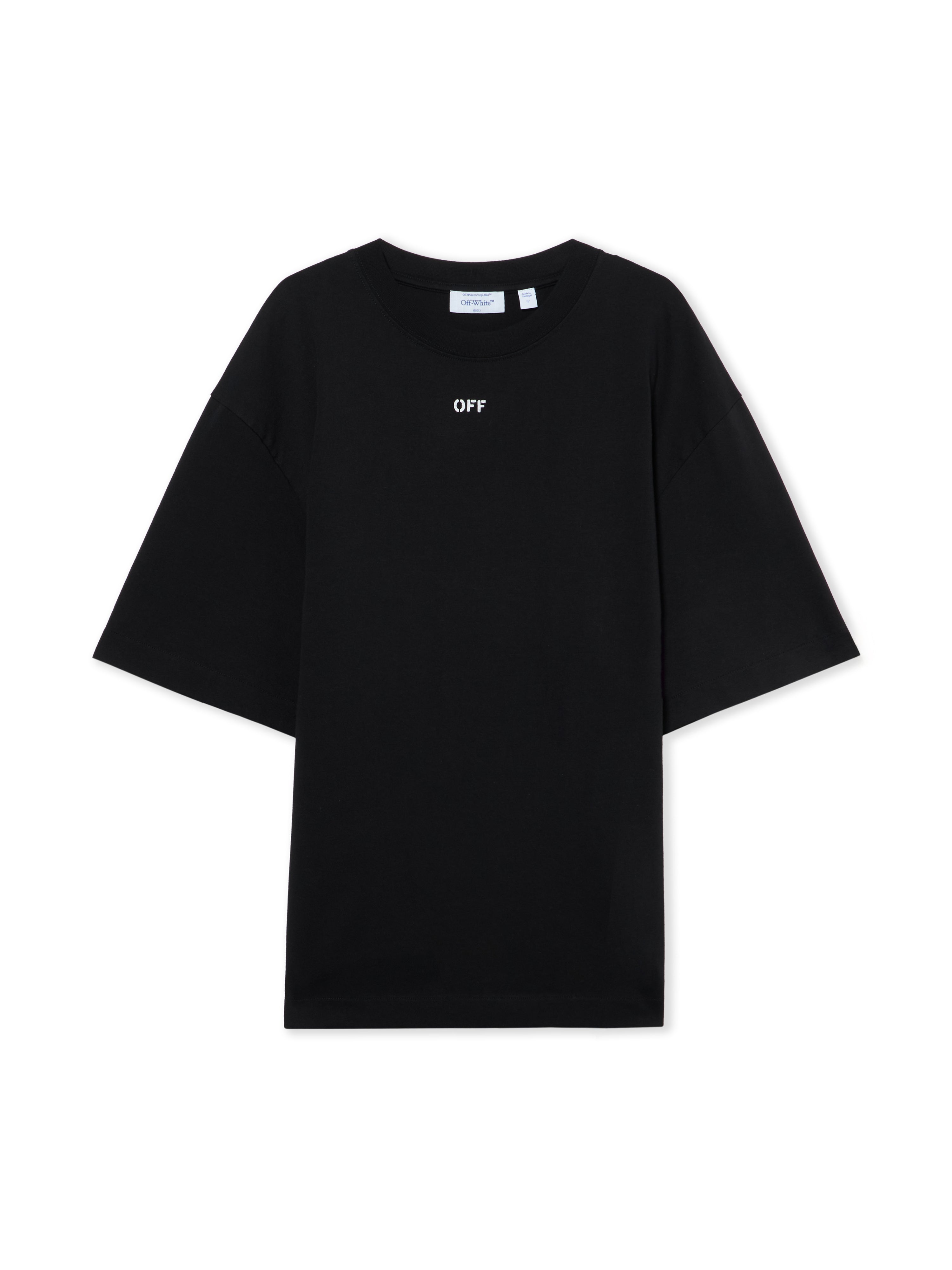 Off-White 3D Spray Arrow Skate Tshirt Black
