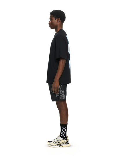 Off-White 3D Spray Arrow Skate Tshirt Black
