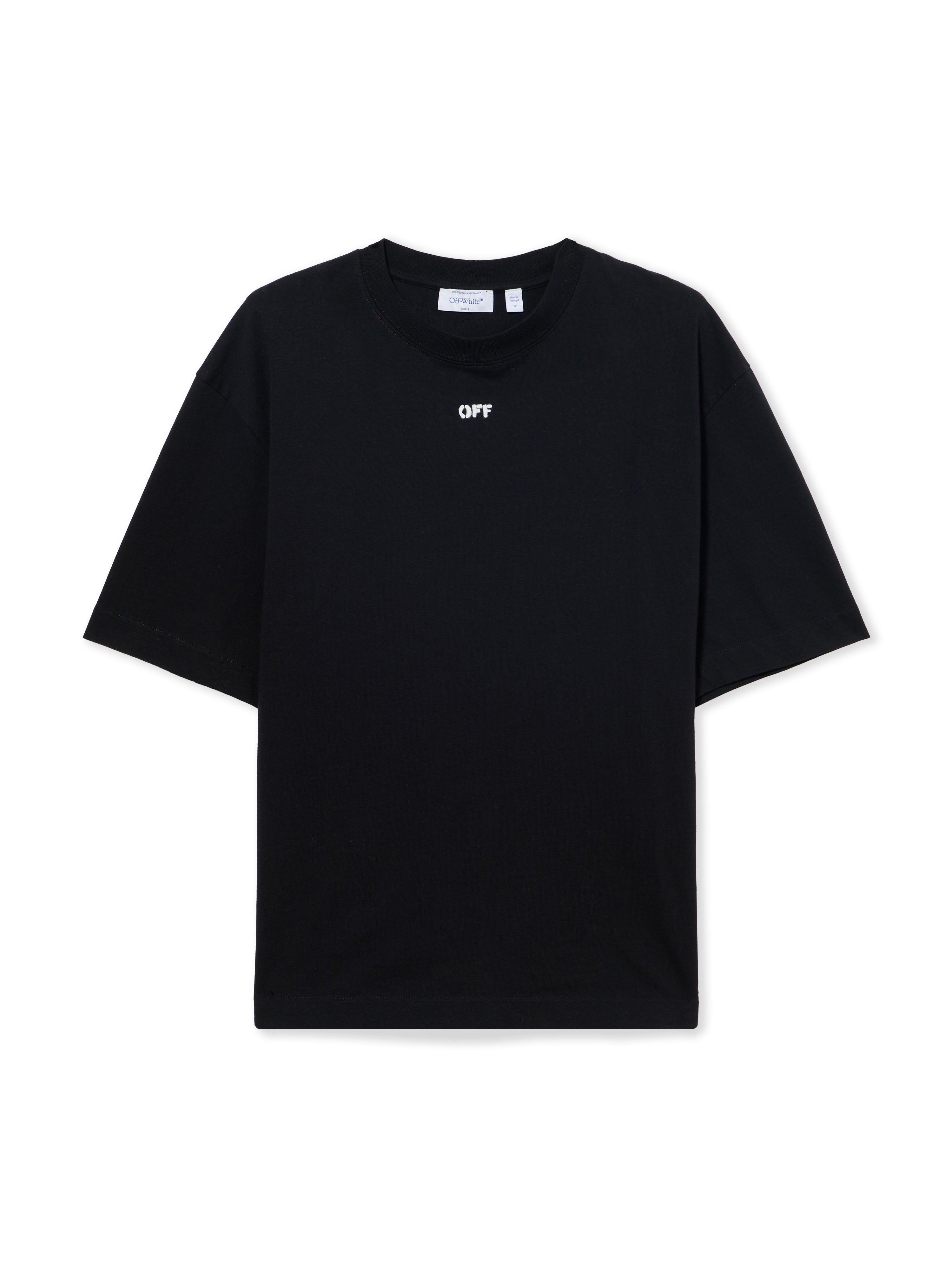 Off-White Paint Arrow Skate Tshirt Black Fade
