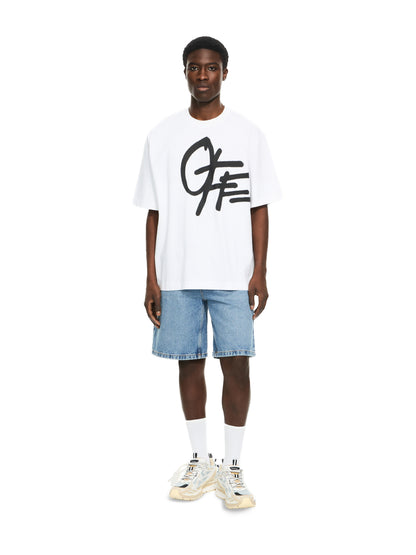 Off-White Spray Logo Skate Tshirt Black