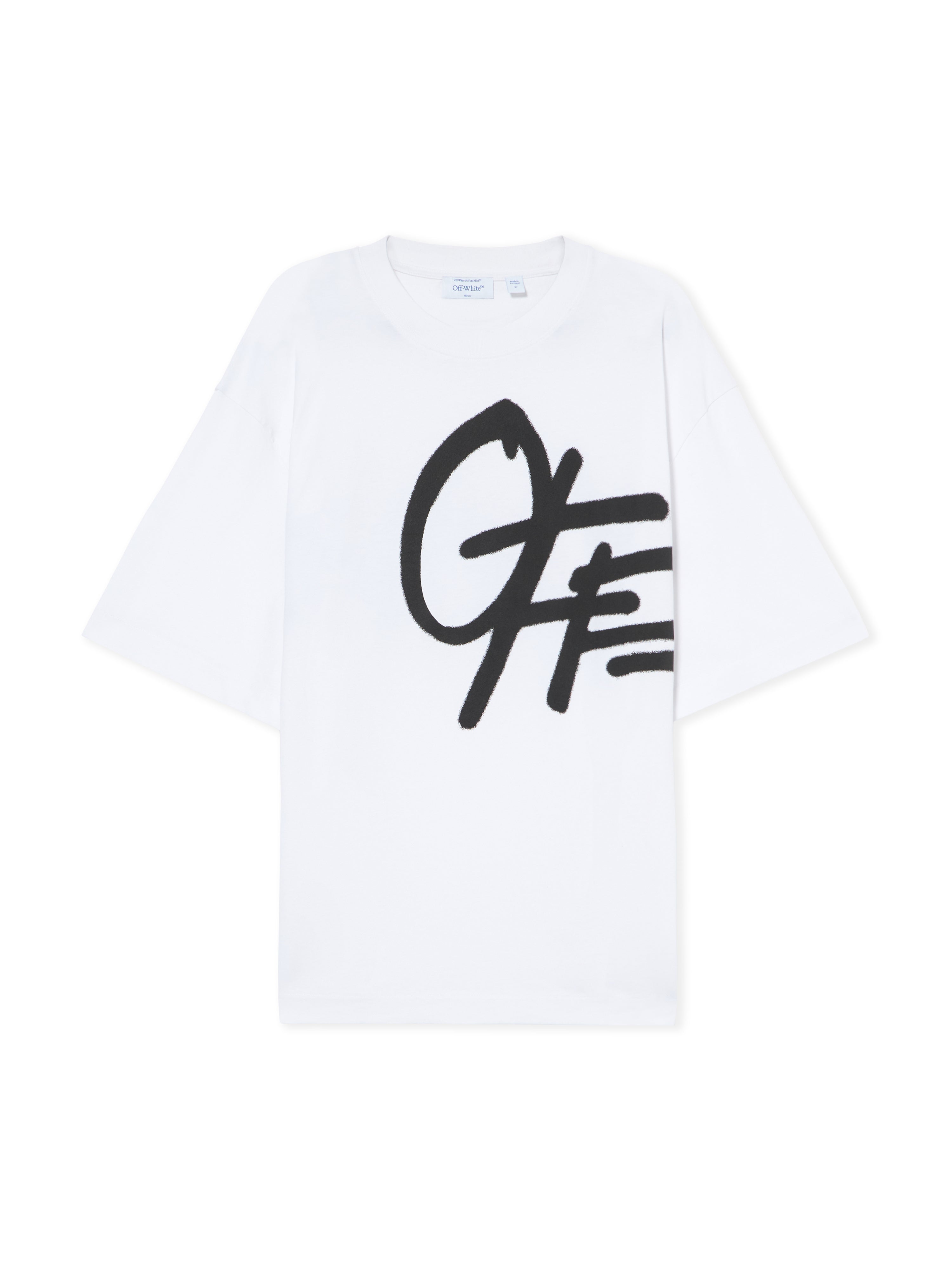 Off-White Spray Logo Skate Tshirt Black