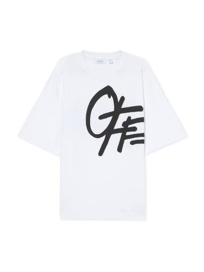 Off-White Spray Logo Skate Tshirt Black