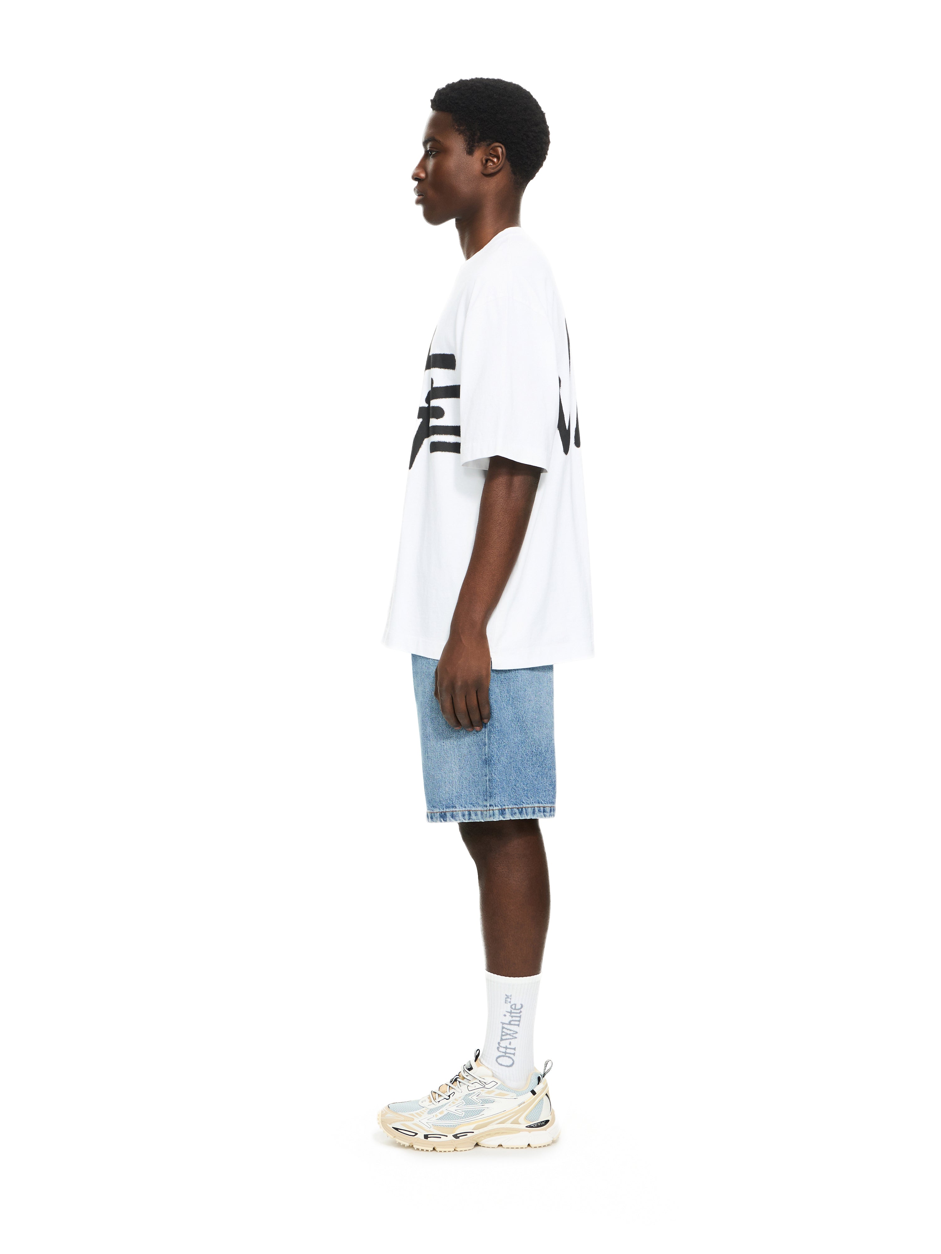 Off-White Spray Logo Skate Tshirt Black