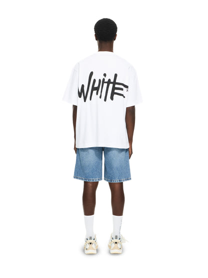 Off-White Spray Logo Skate Tshirt Black