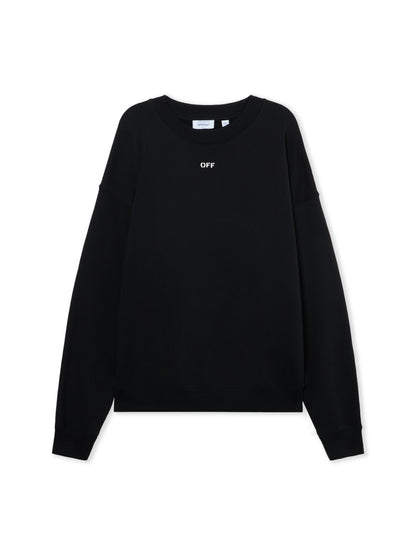 Off-White Dotted Arrow Diagonal Skate Sweatshirt Black