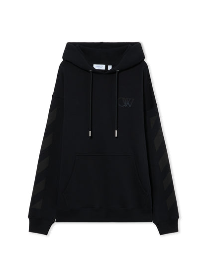 Off-White Diagonal Skate Hoodie Black