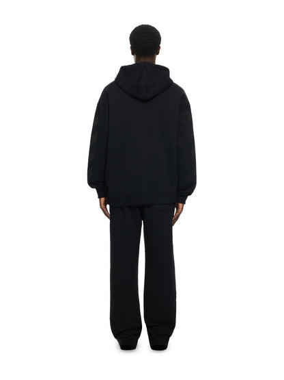 Off-White Diagonal Skate Hoodie Black