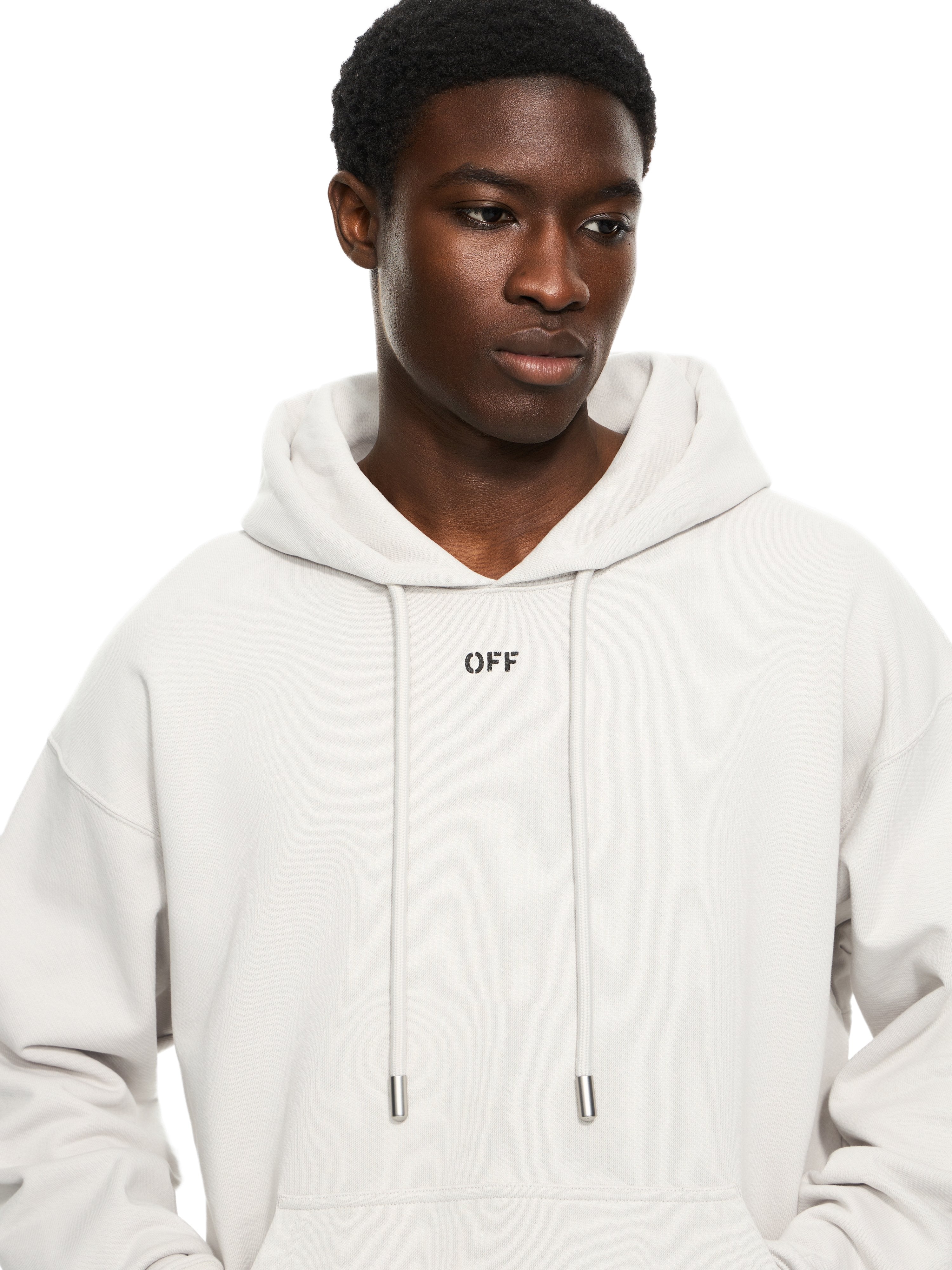 Off-White Off Stamp Skate Hoodie Grey