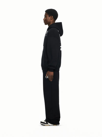 Off-White Cloud Arrow Skate Hoodie Black