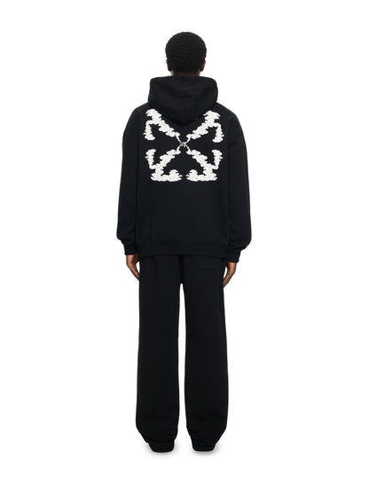 Off-White Cloud Arrow Skate Hoodie Black