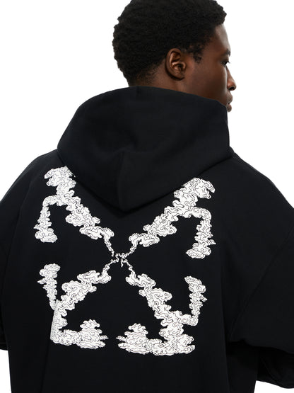 Off-White Cloud Arrow Skate Hoodie Black