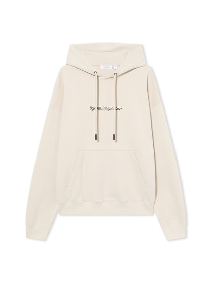Off-White Script Arrow Diagonal Skate Hoodie Grey