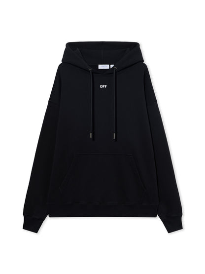 Off-White 3D Spray Arrow Skate Hoodie Black