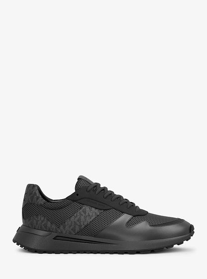 Michael Kors Dax Mixed-Media Trainer