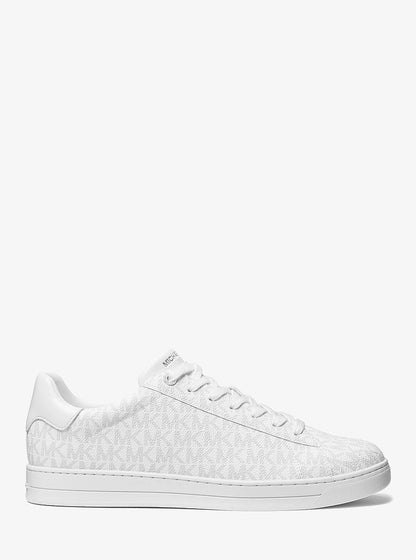 Michael Kors Jacob Signature Logo Sneaker BRIGHT WHT