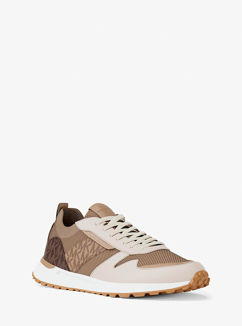Michael Kors Dax Mixed-Media Sneaker
