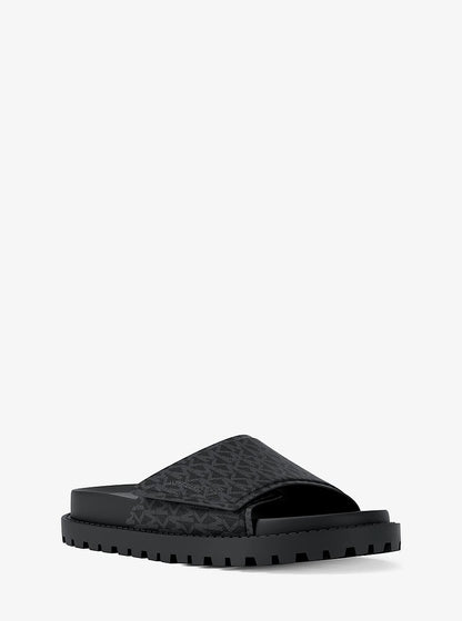 Michael Kors Luka Signature Logo Slide Sandal