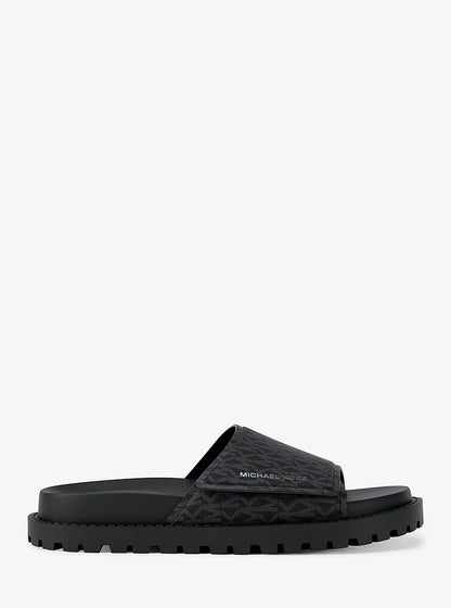 Michael Kors Luka Signature Logo Slide Sandal
