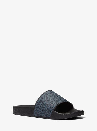 Michael Kors Dawson Signature Logo Slide Sandal