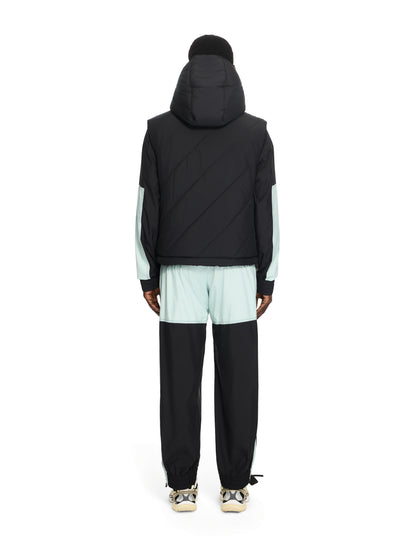 Off-White Arrow Diagonal Puffer Vest Black