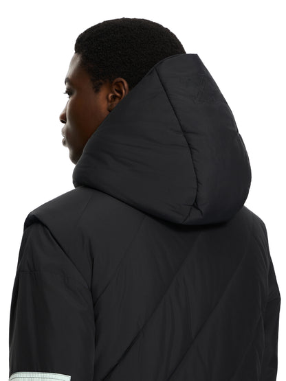 Off-White Arrow Diagonal Puffer Vest Black