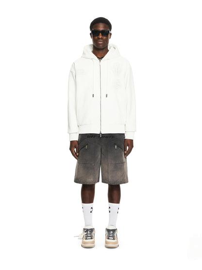 Off-White Royal Team Embroidery Zip Hoodie