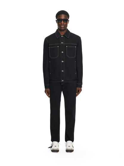 Off-White Half Arrow Tapered Jeans Grey